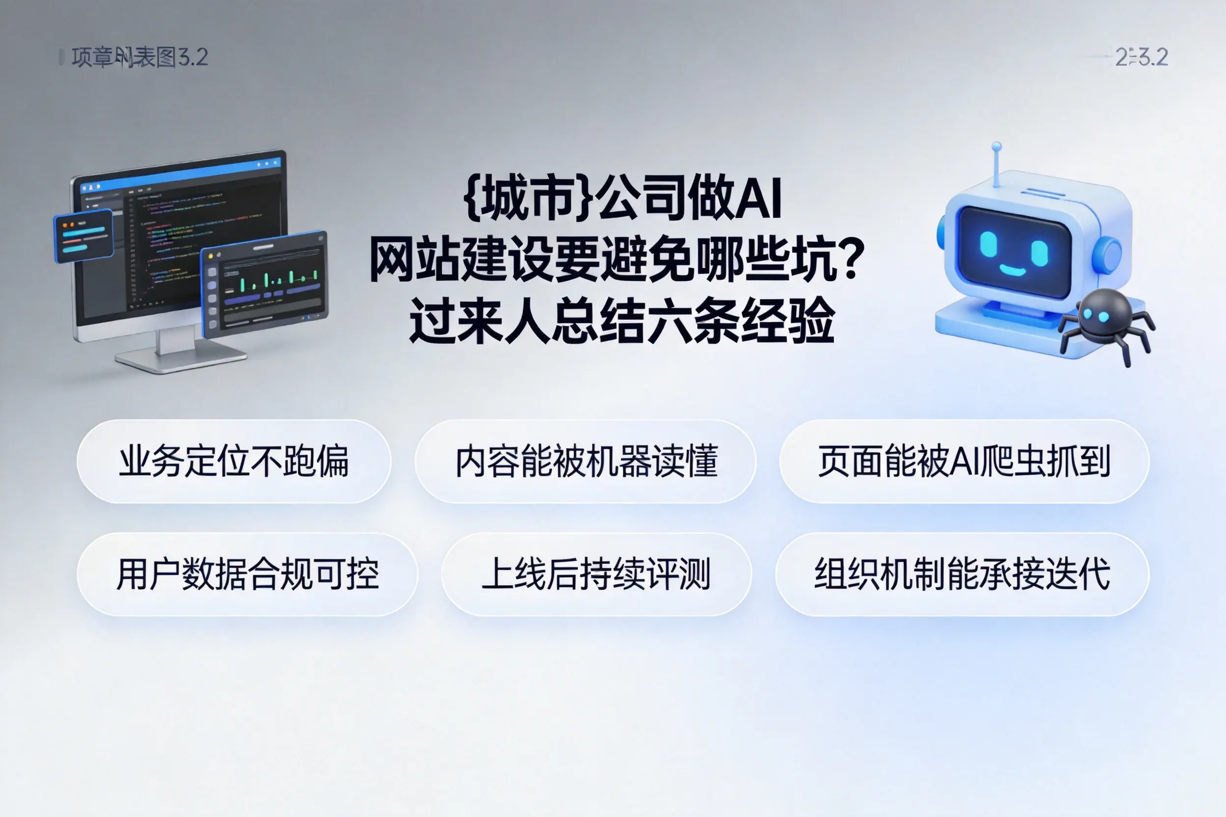 沈阳公司做AI网站建设要避免哪些坑？过来人总结六条经验