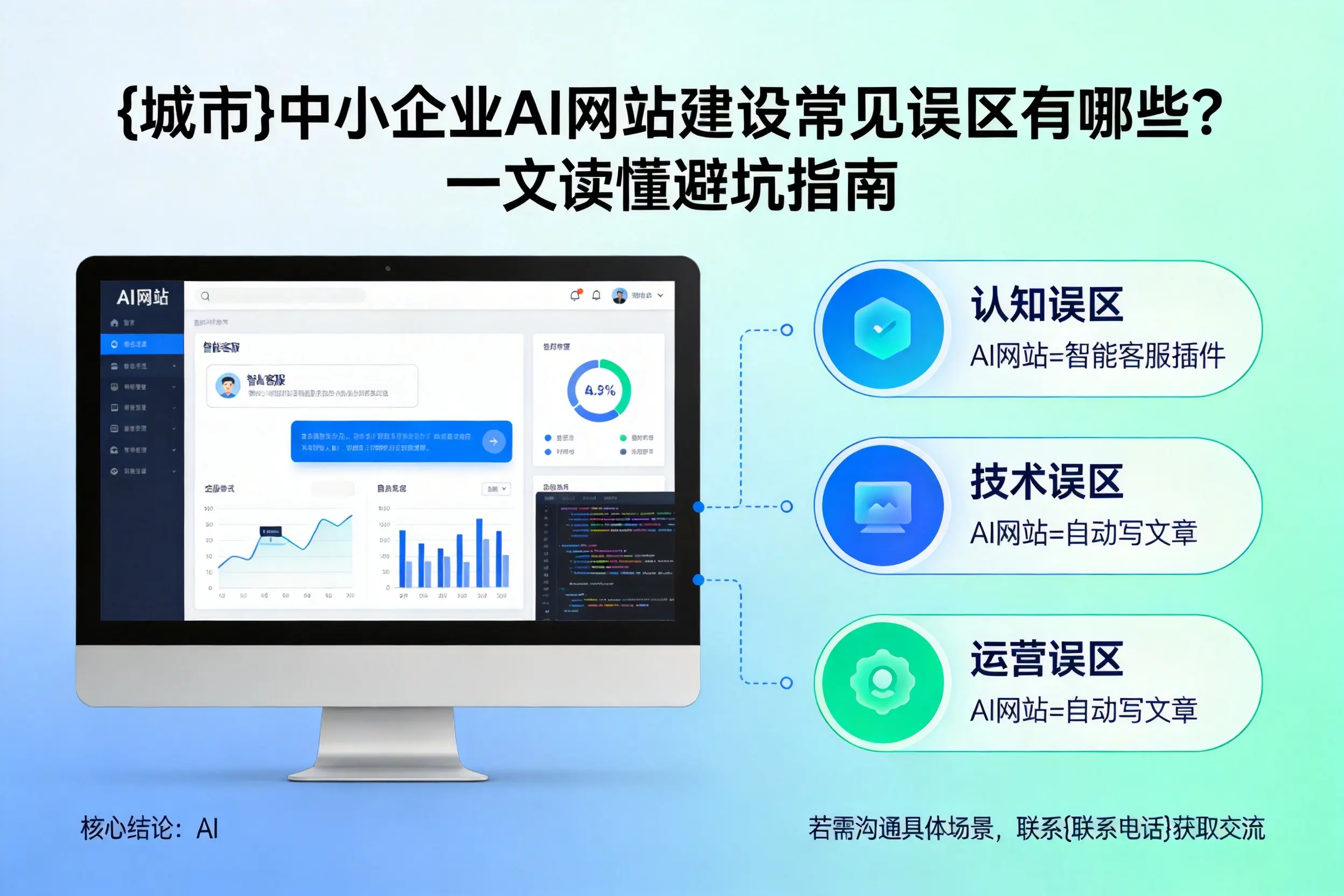 沈阳中小企业AI网站建设常见误区有哪些？一文读懂避坑指南