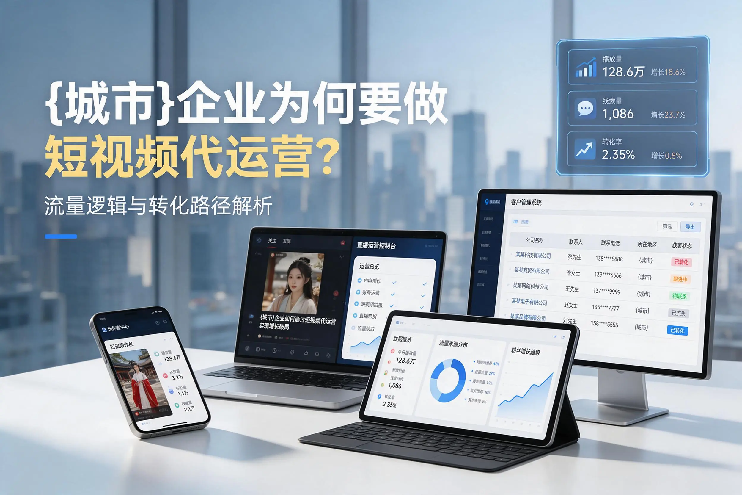 沈阳企业为何要做短视频代运营?流量逻辑与转化路径解析