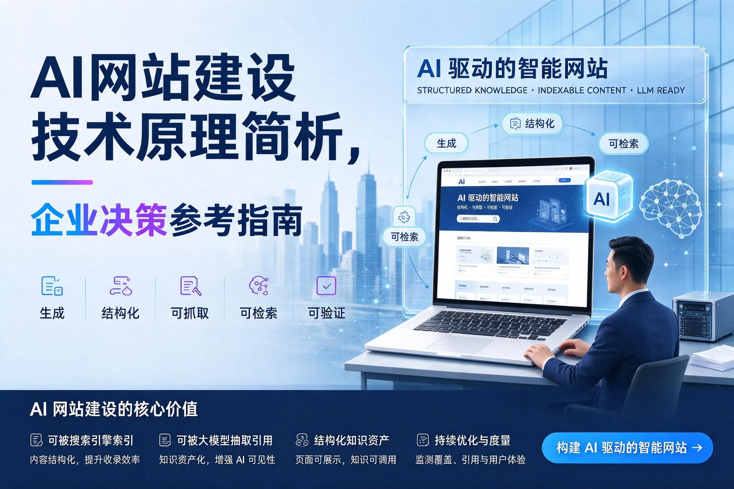 AI网站建设技术原理简析,沈阳企业决策参考指南