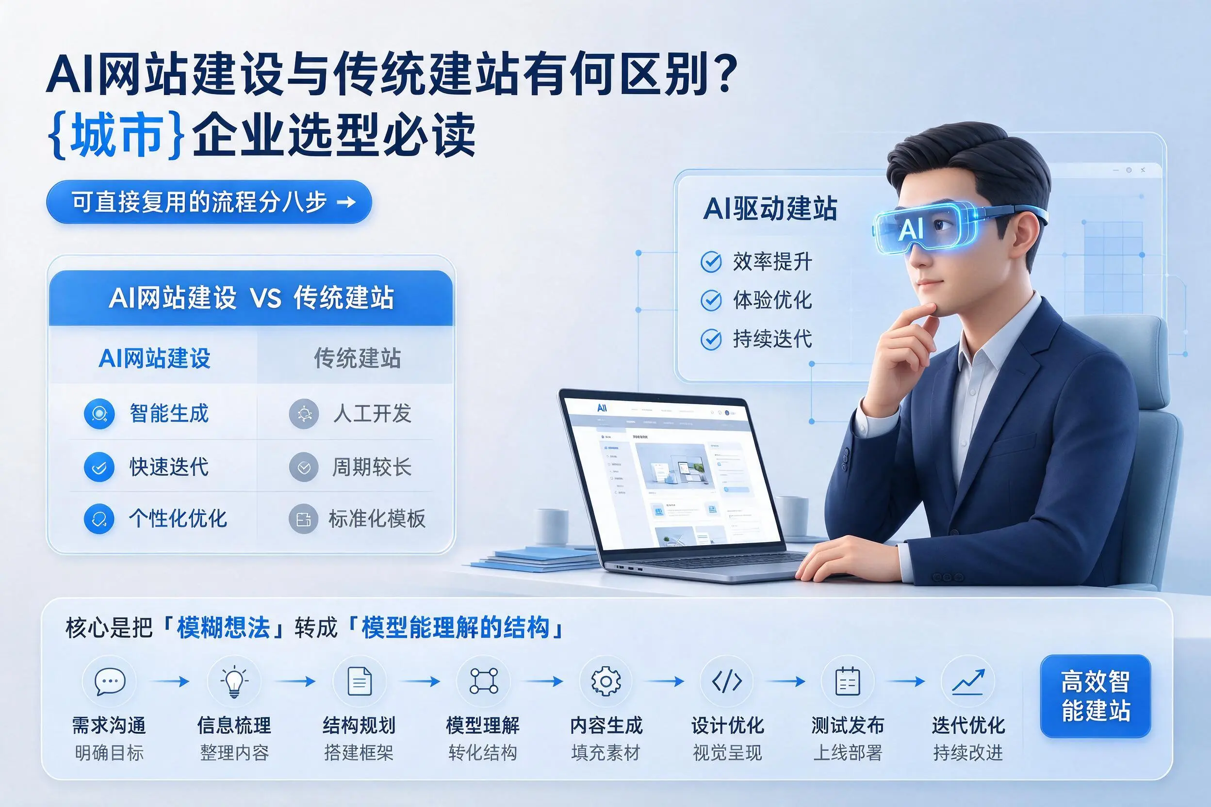 AI网站建设与传统建站有何区别？沈阳企业选型必读