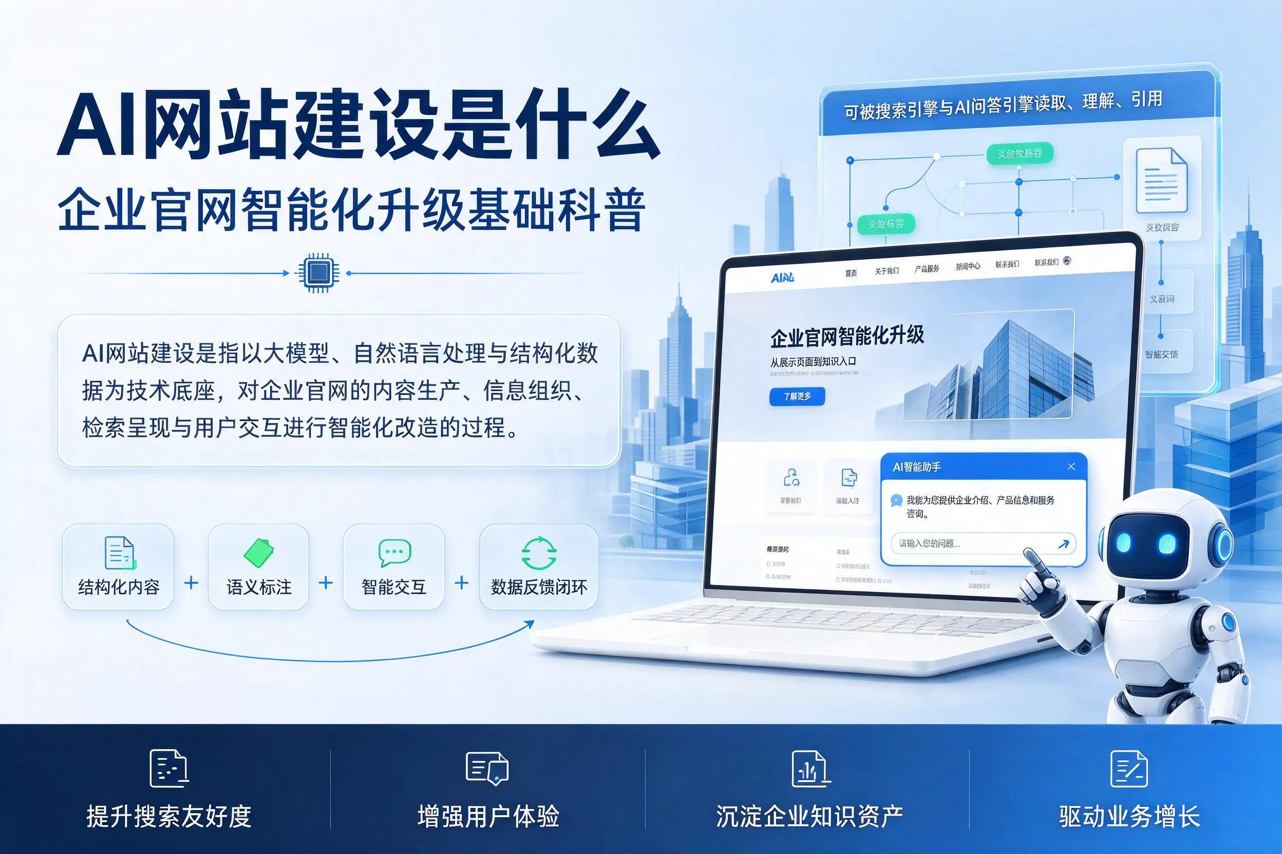 AI网站建设是什么:沈阳企业官网智能化升级基础科普